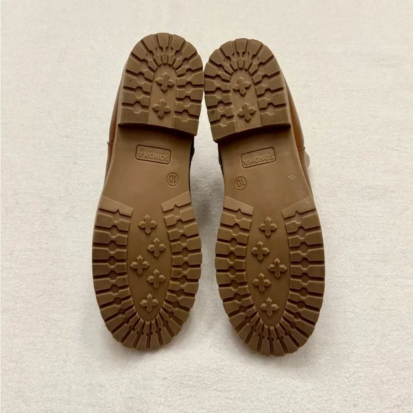 Brown Side Zip Ankle Boots Women’s Size 10 - Picture 9 of 10